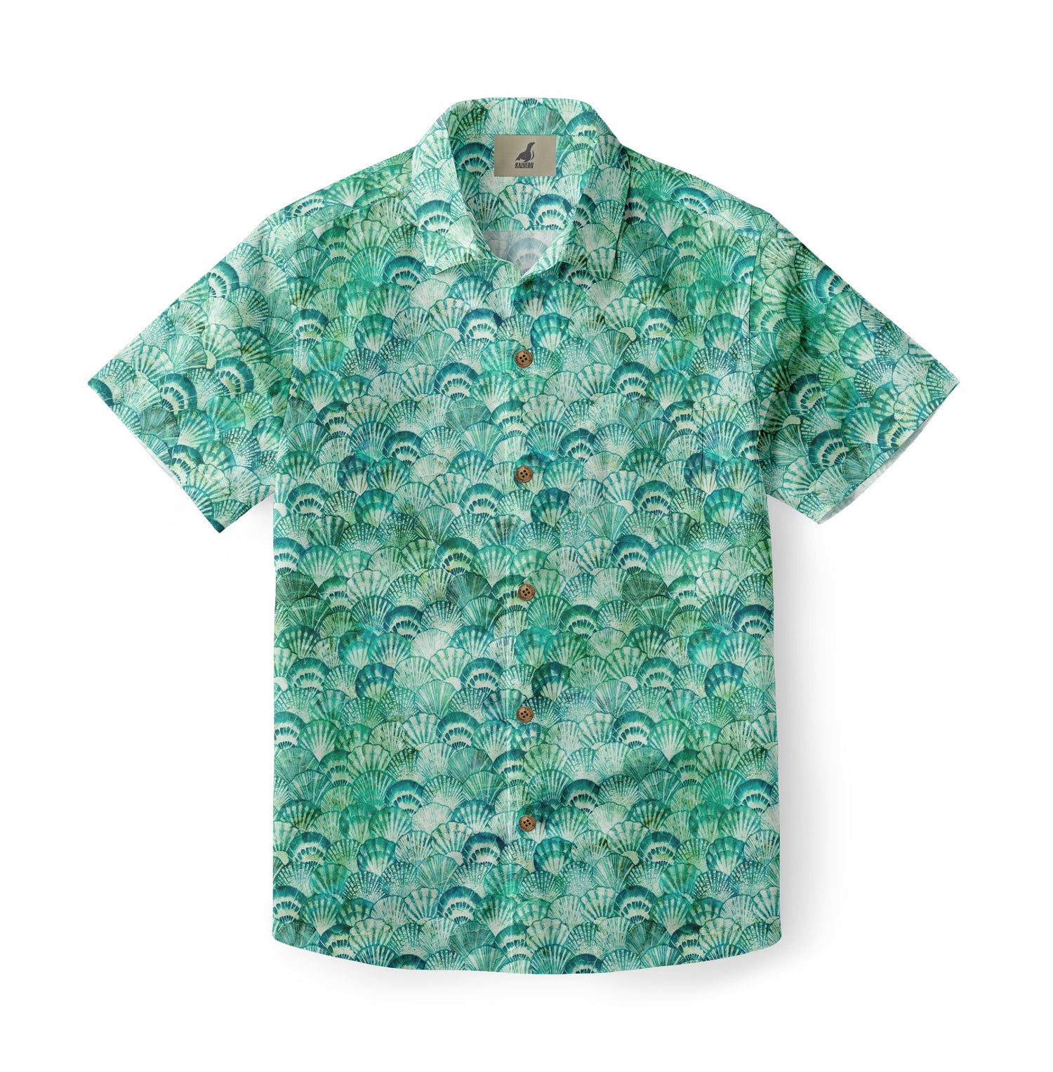 Seashell Pattern Hawaiian Shirt