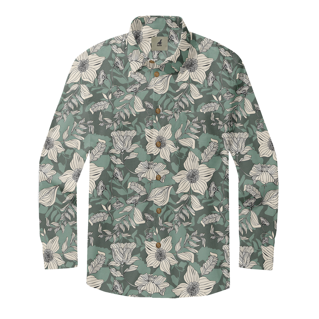 Vintage Garden Long Sleeve Shirts