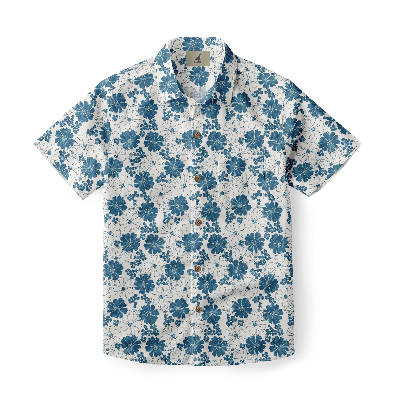 Blue Blossom Hawaiian Shirt