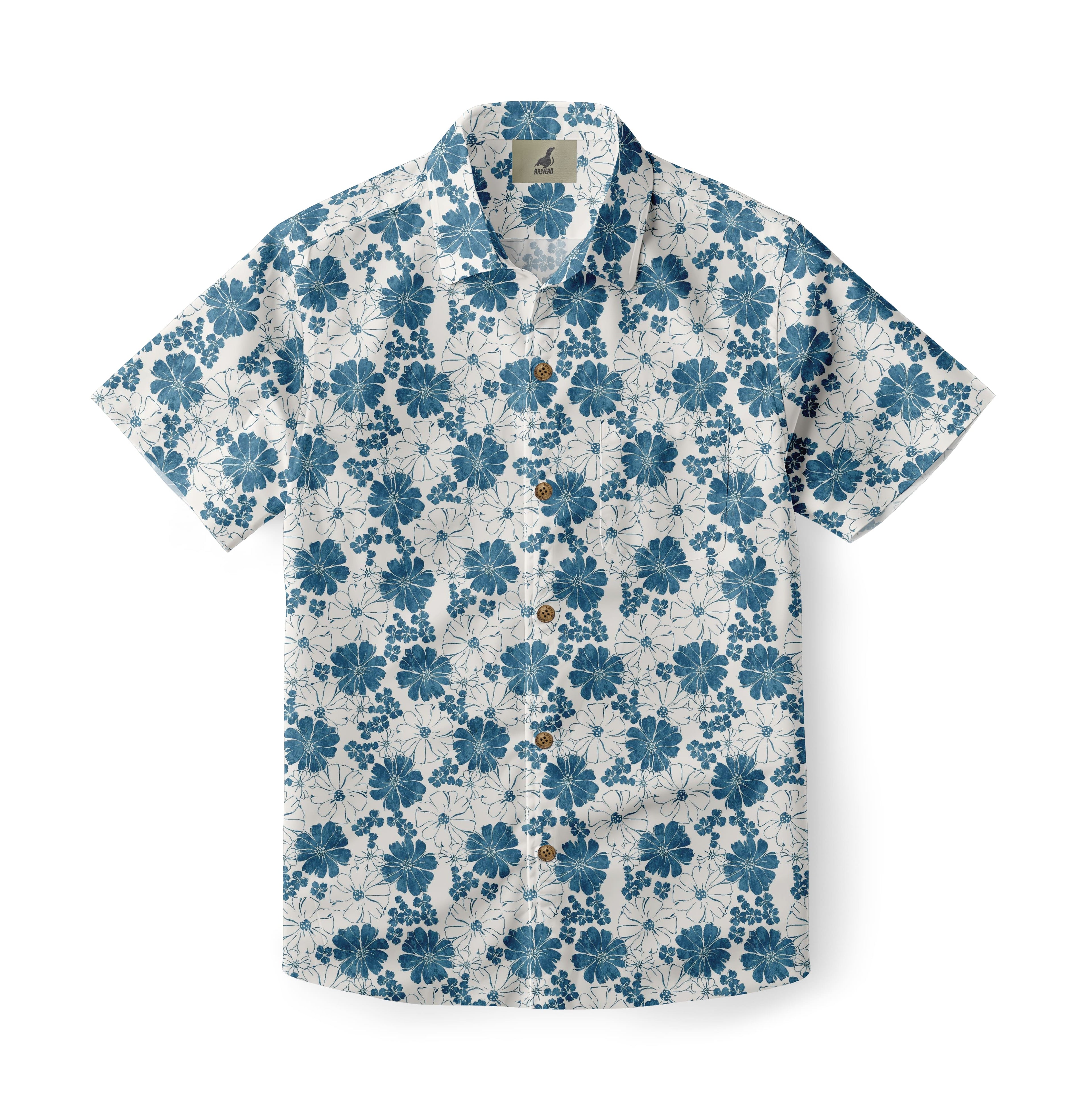 Blue Blossom Hawaiian Shirt