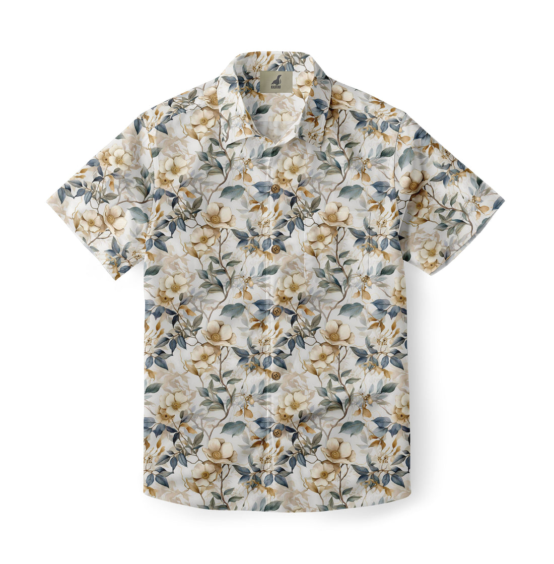 Earthy Floral Hawaiian Shirt