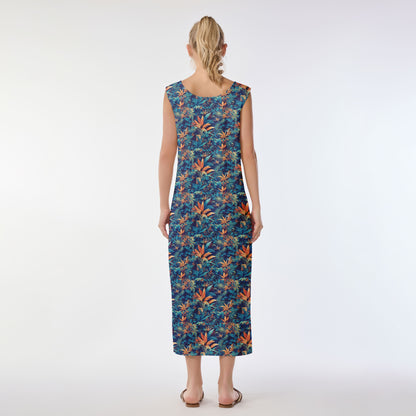 Tropical Oasis Muumuu Dress
