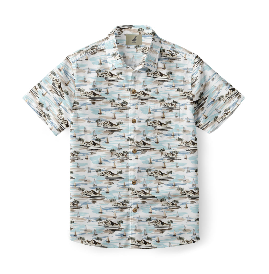 Sailboat Island Hawaiian Shirt