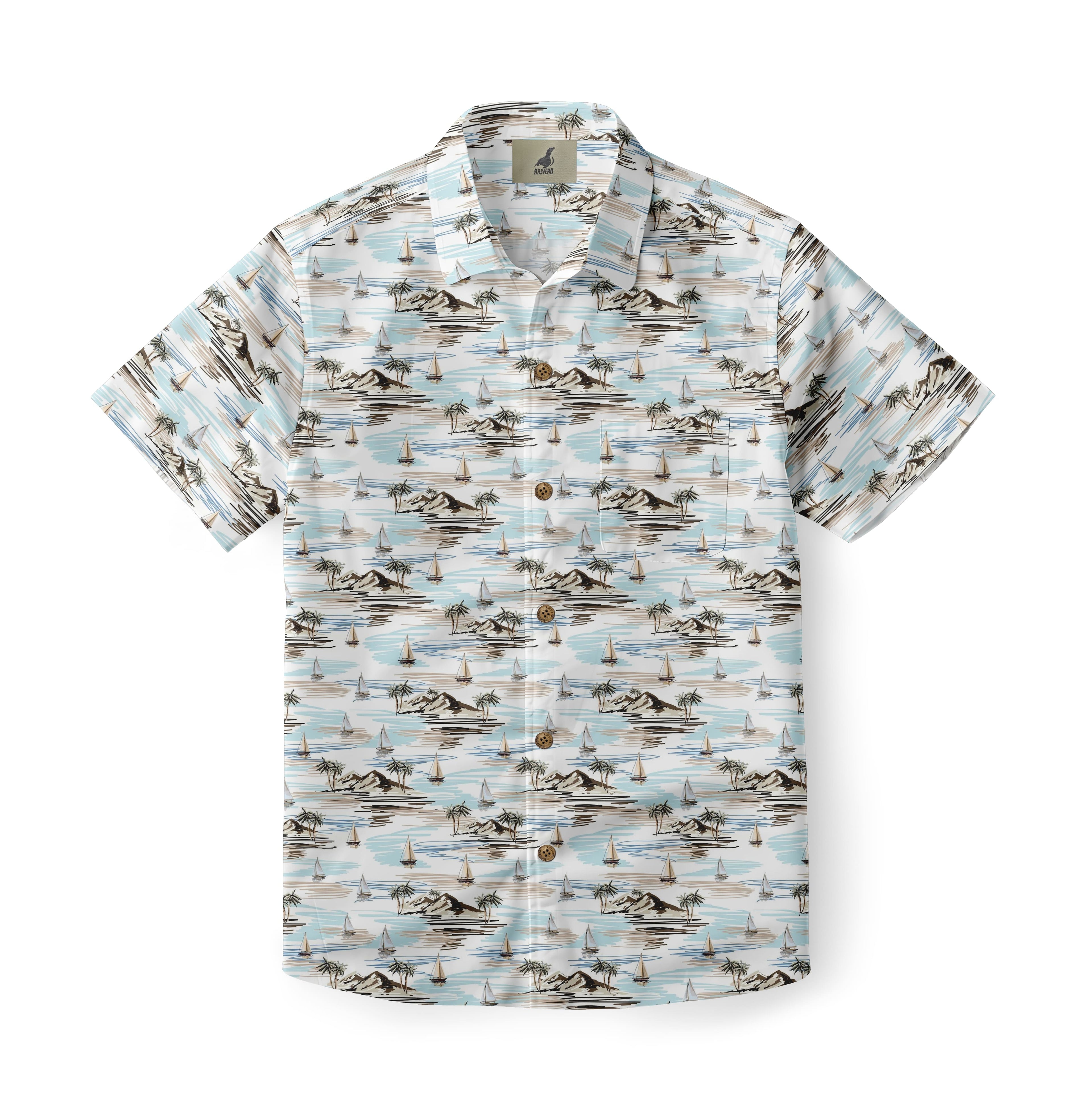 Sailboat Island Hawaiian Shirt