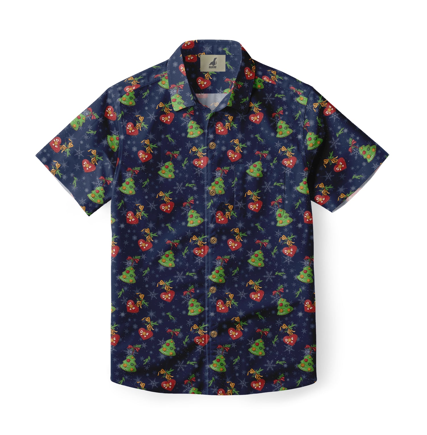 Heart Ornament Aloha Shirt