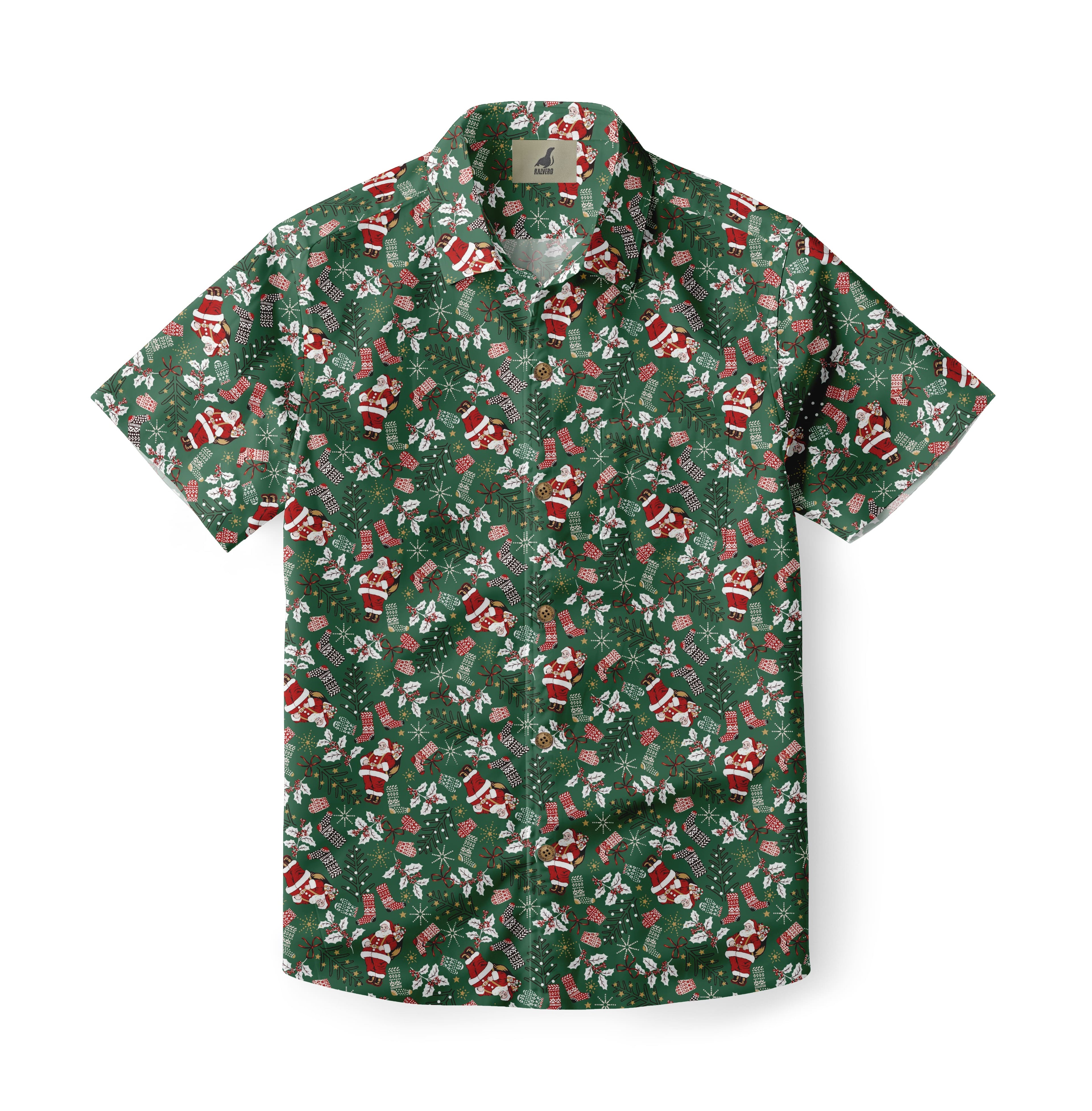 Stockings Christmas Aloha Shirt