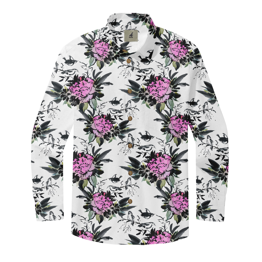 Birds and Blooms Long Sleeve Shirts