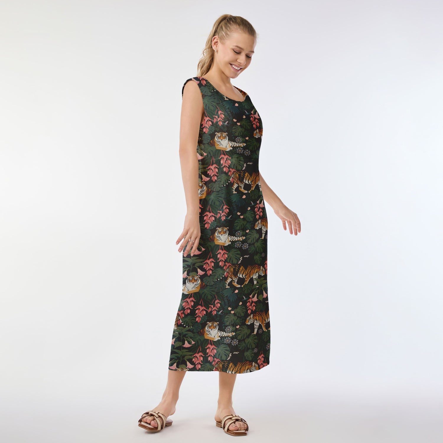 Jungle Majesty Muumuu Dress
