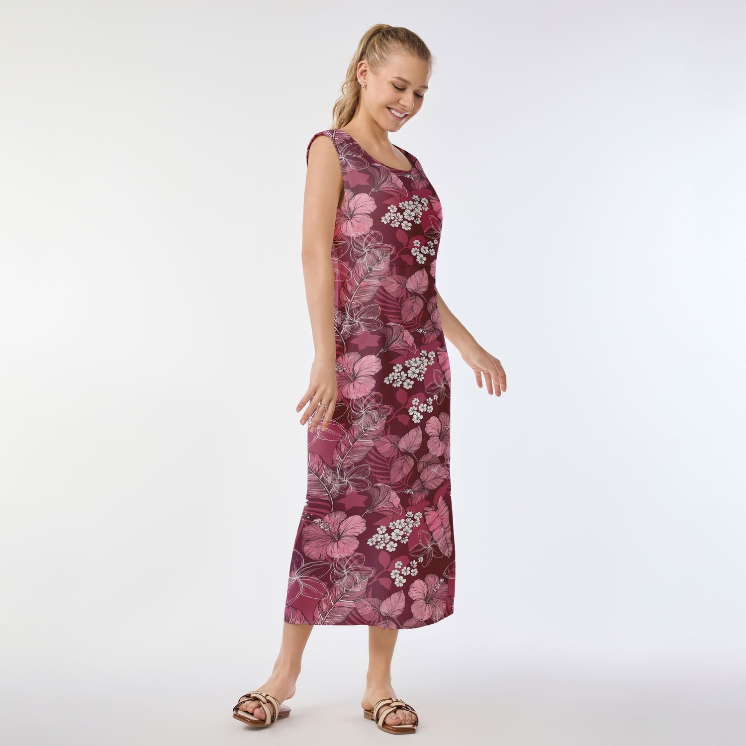 Scarlet Island Muumuu Dress