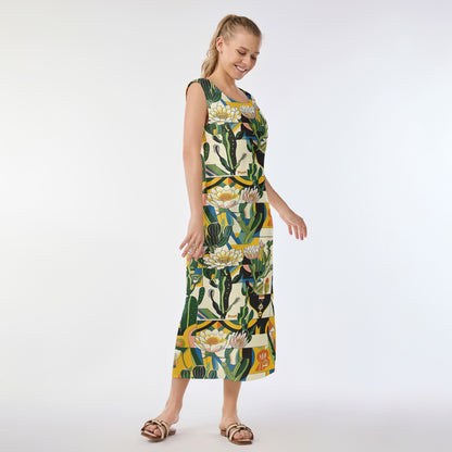 Desert Oasis Muumuu Dress
