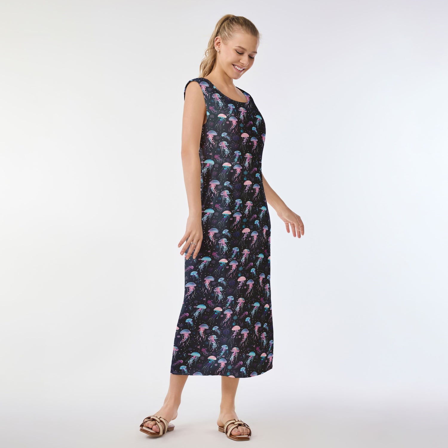 Celestial Jelly Muumuu Dress
