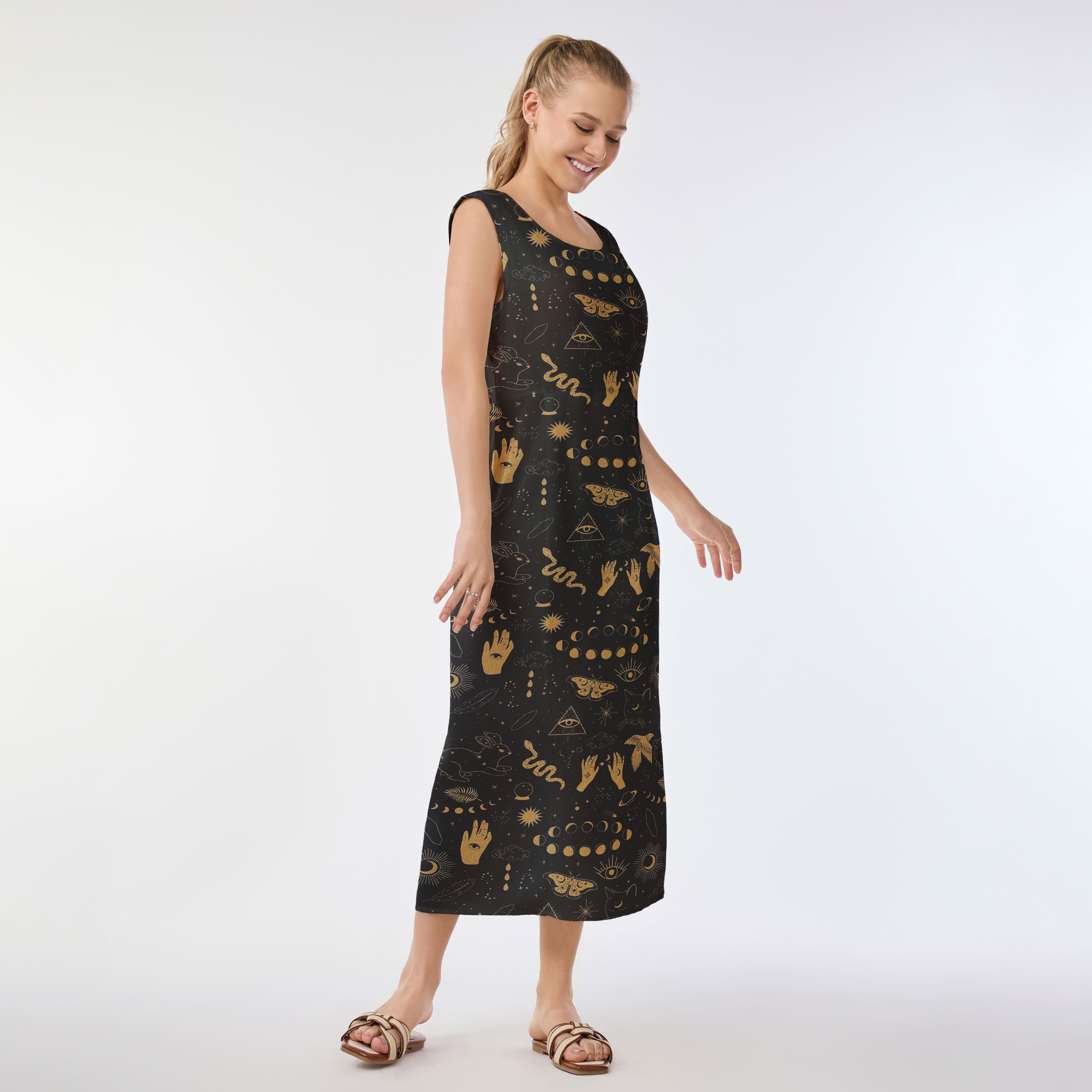 Astral Enigma Muumuu Dress