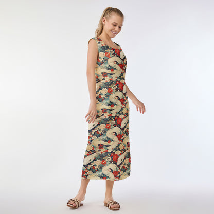 Serpent Blossom Muumuu Dress