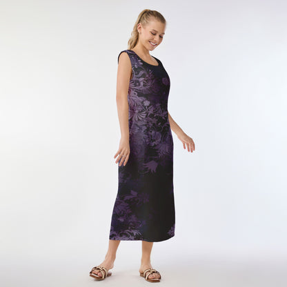 Purple Elegance Muumuu Dress