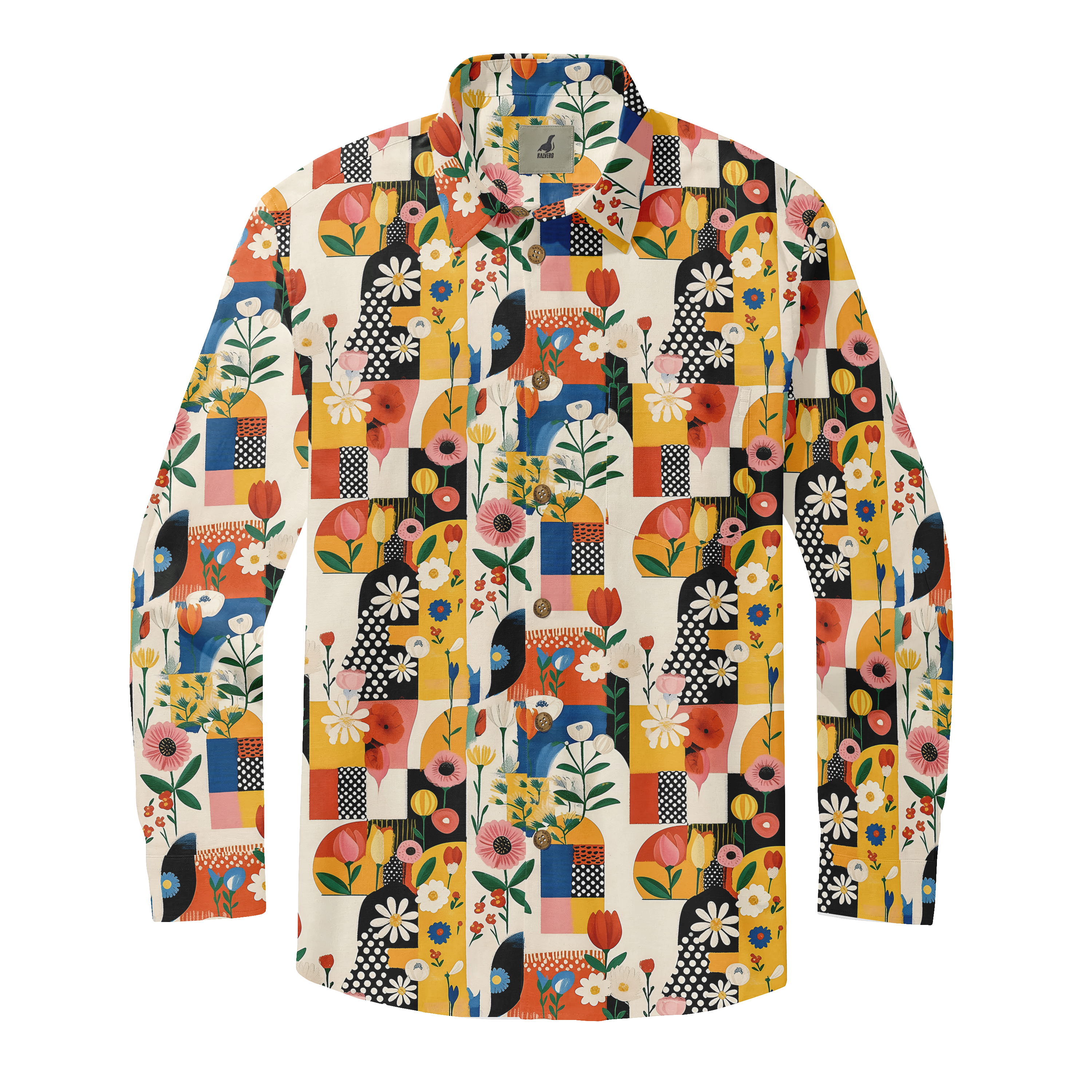 Vibrant Garden Long Sleeve Shirts