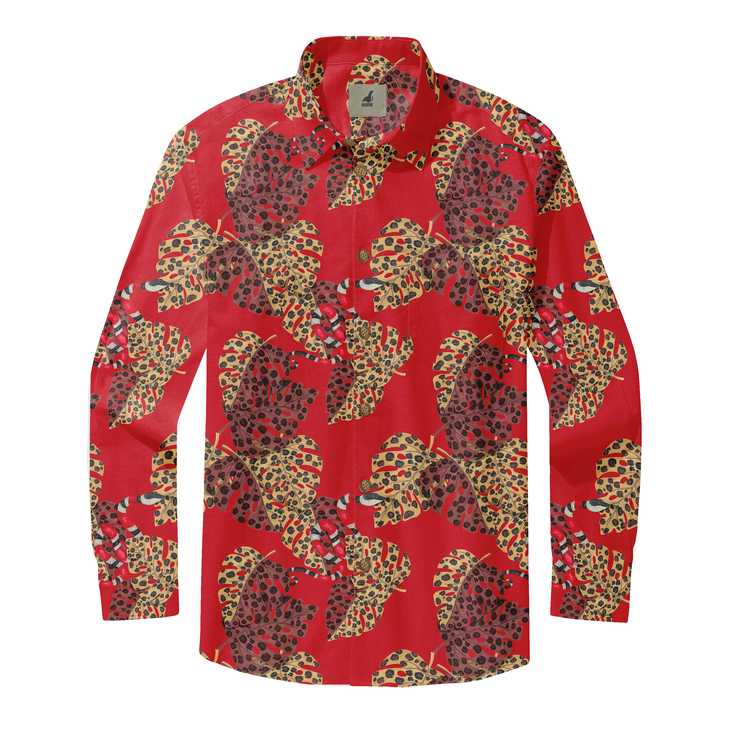 Crimson Safari Long Sleeve Shirts