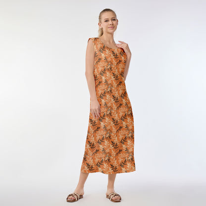 Autumn Fern Elegance Muumuu Dress