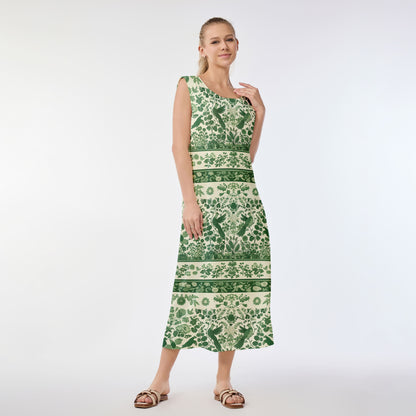 Harmony Green Muumuu Dress