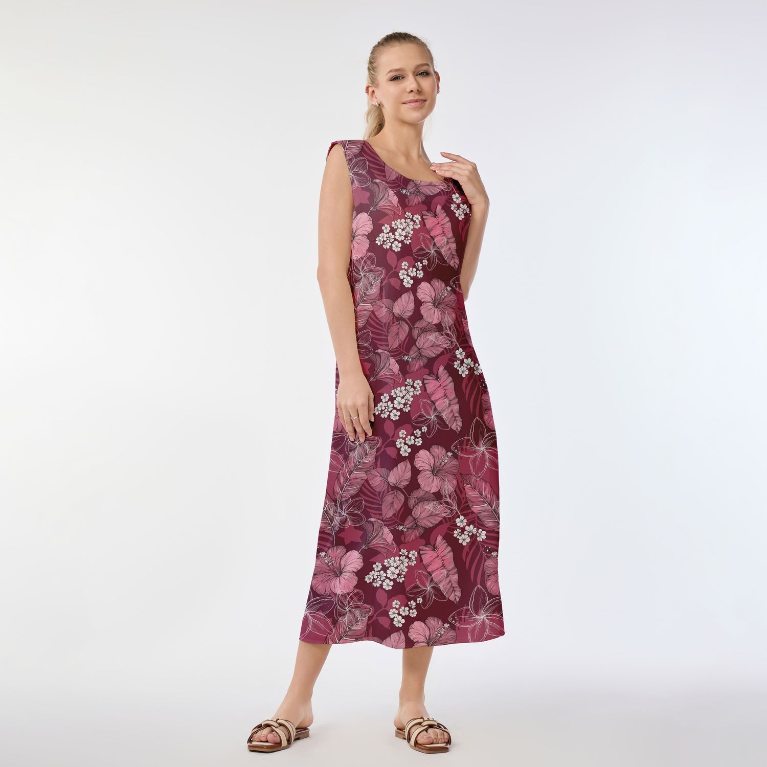 Scarlet Island Muumuu Dress