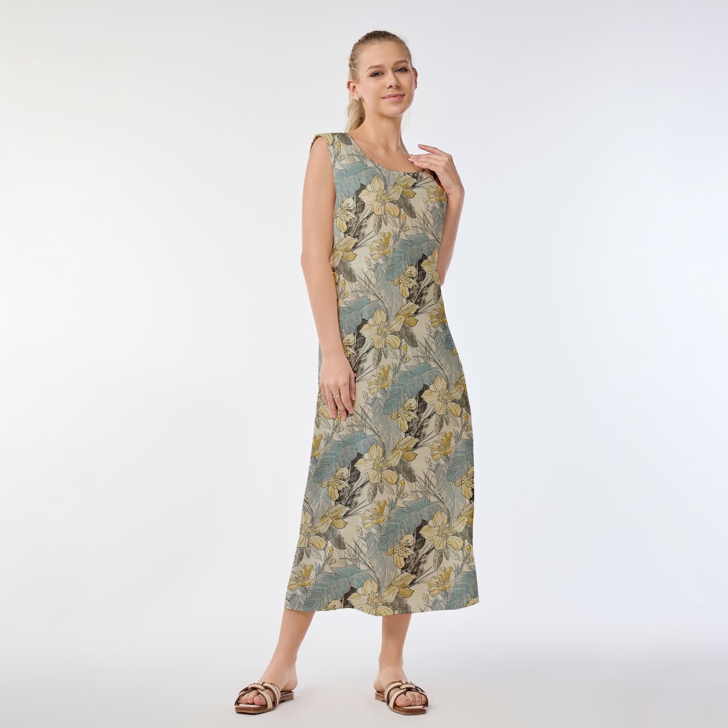 Gentle Autumn Muumuu Dress
