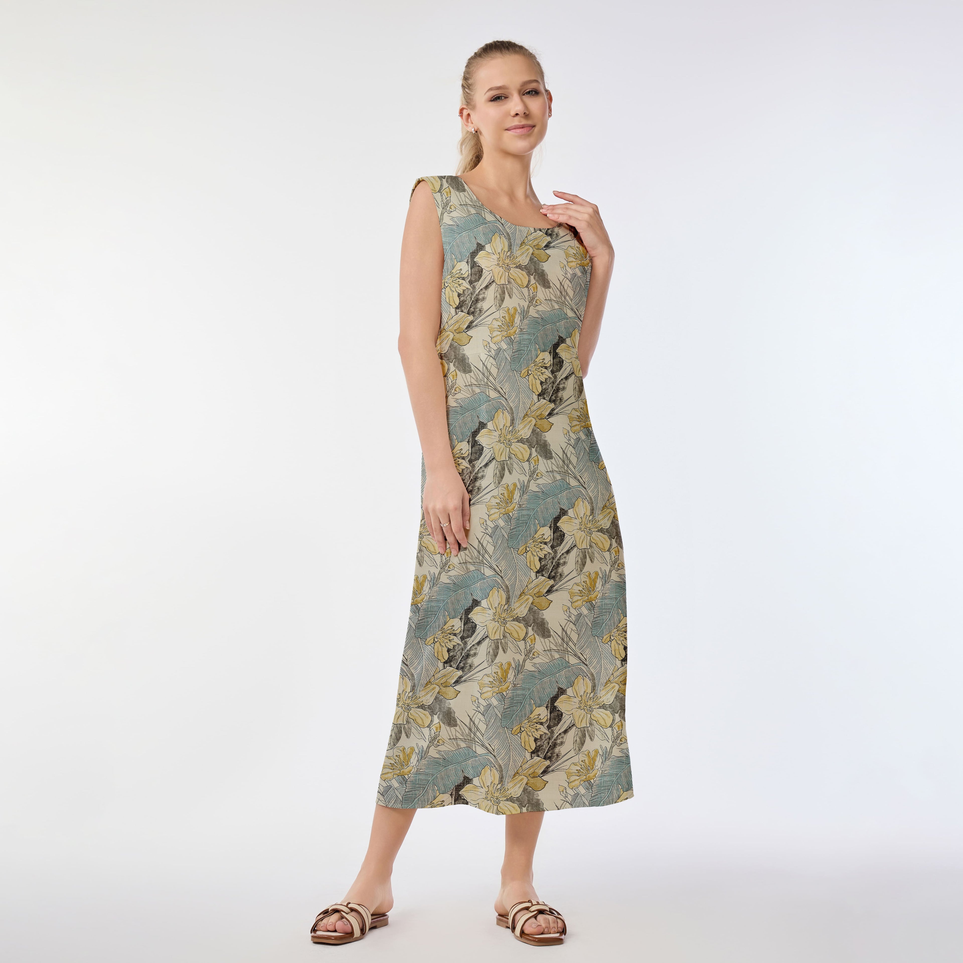 Gentle Autumn Muumuu Dress