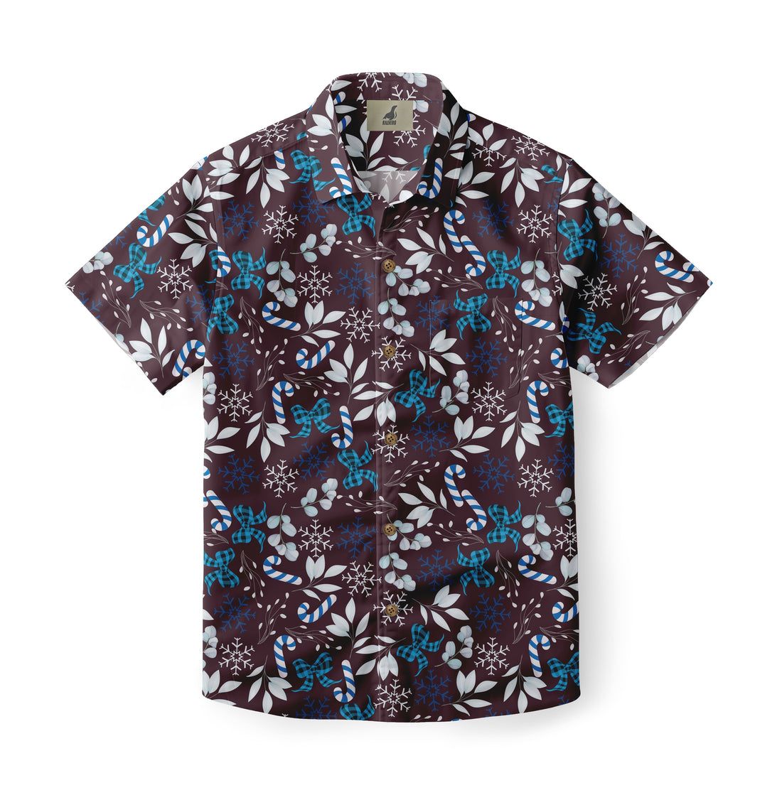 Candy Cane Aloha Shirt