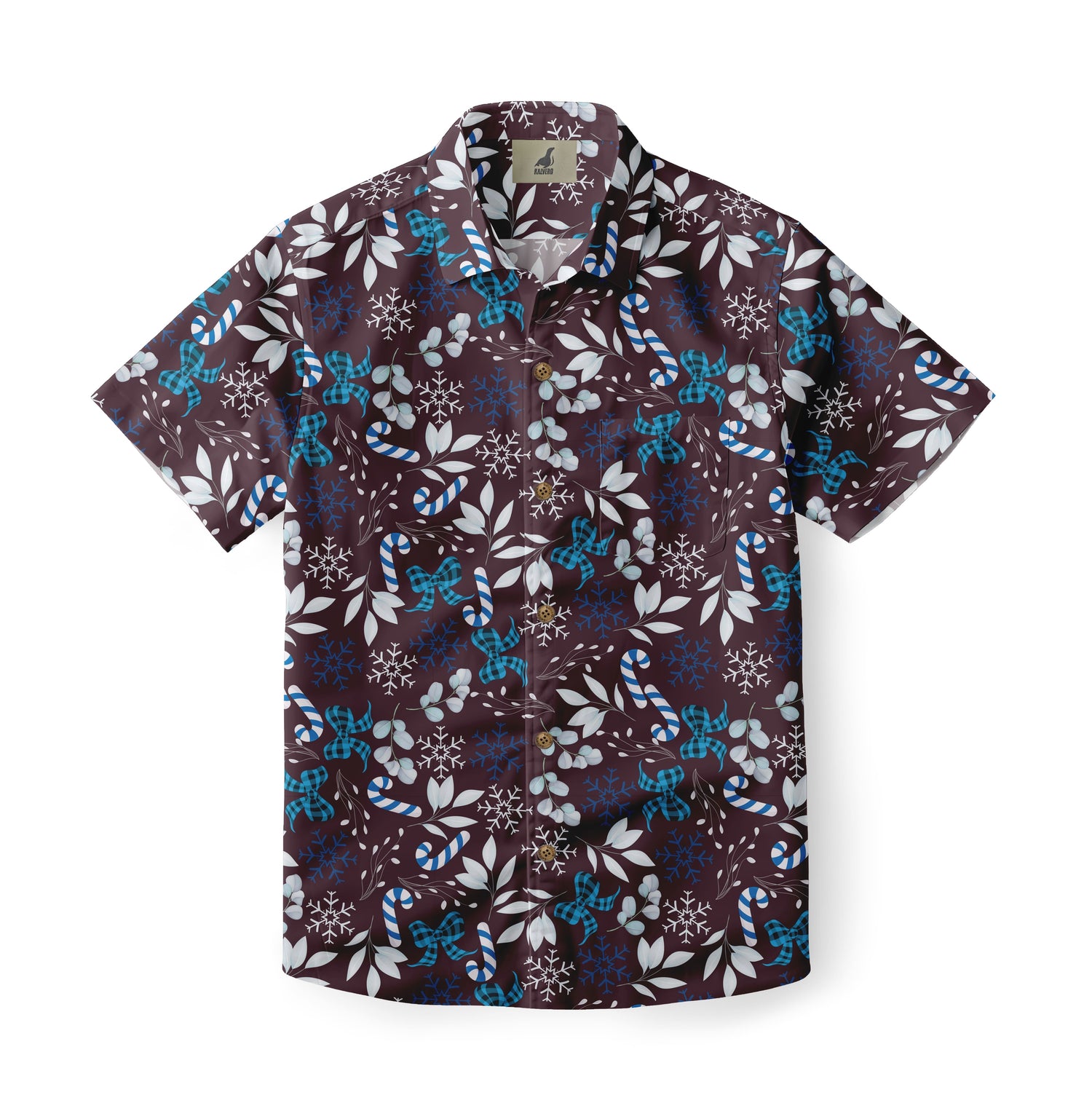 Candy Cane Aloha Shirt