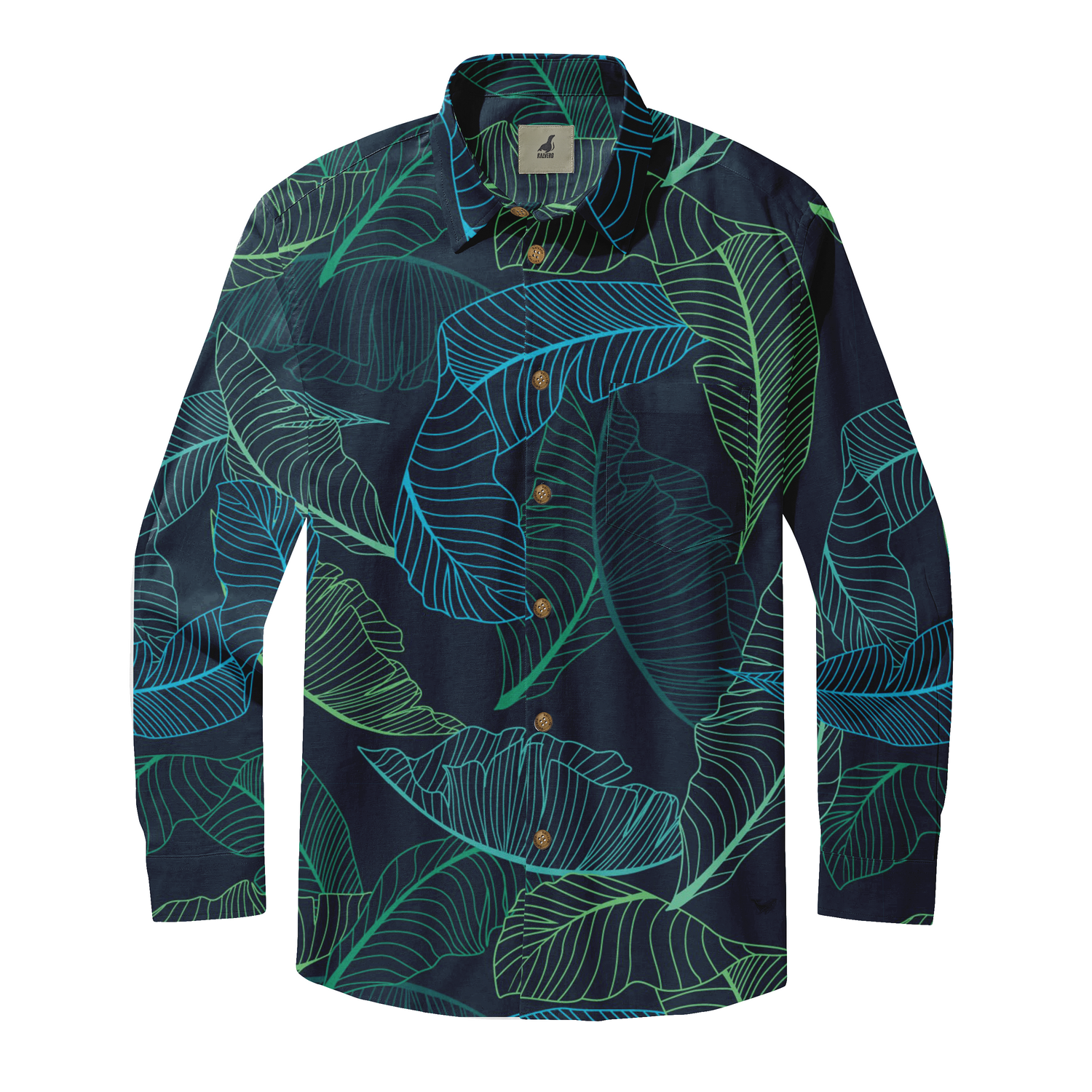 Midnight Jungle Long Sleeve Shirts