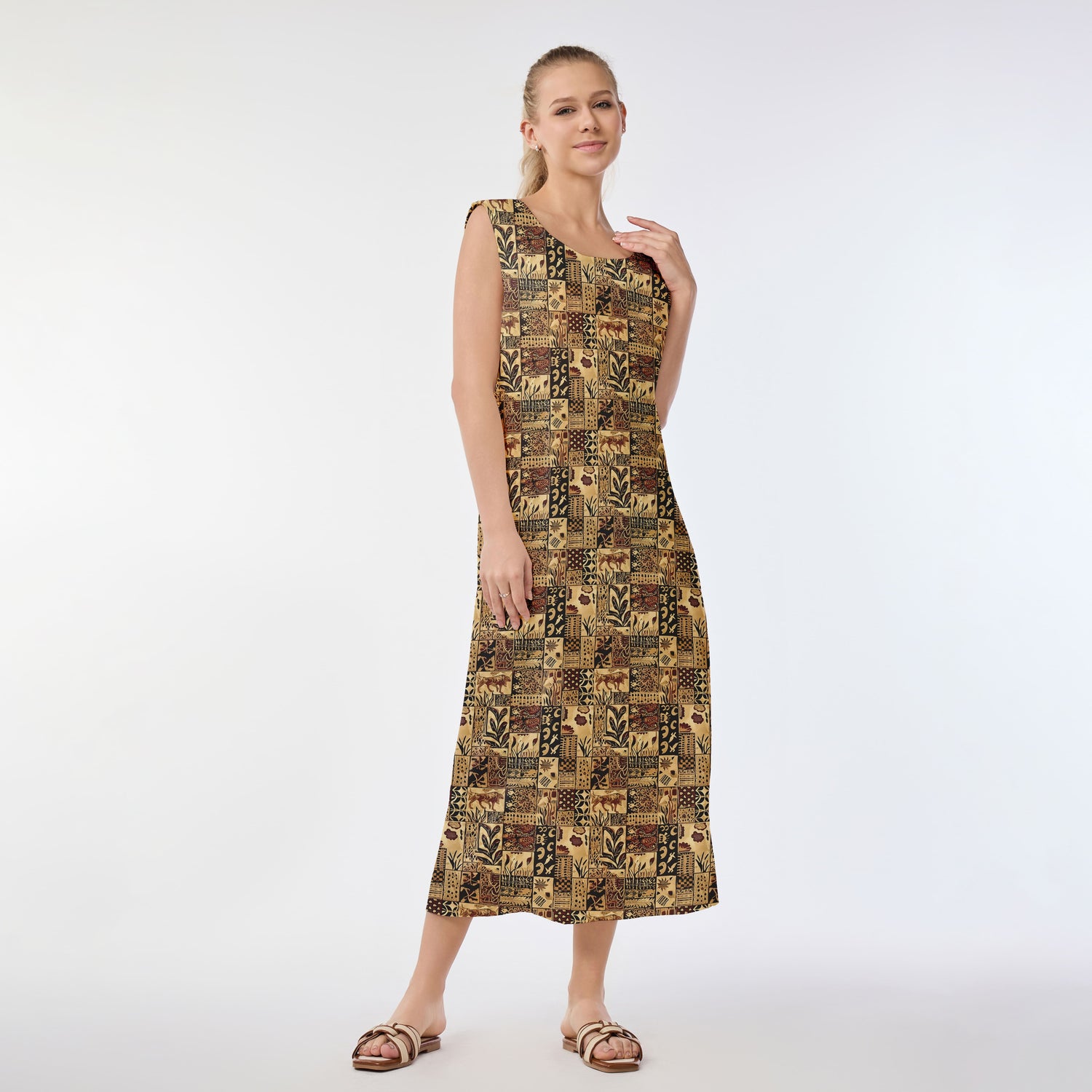 Timeless Echoes Muumuu Dress