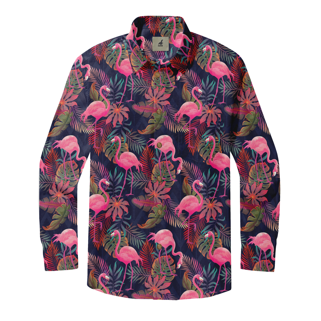 Exotic Flamingo Long Sleeve Shirts