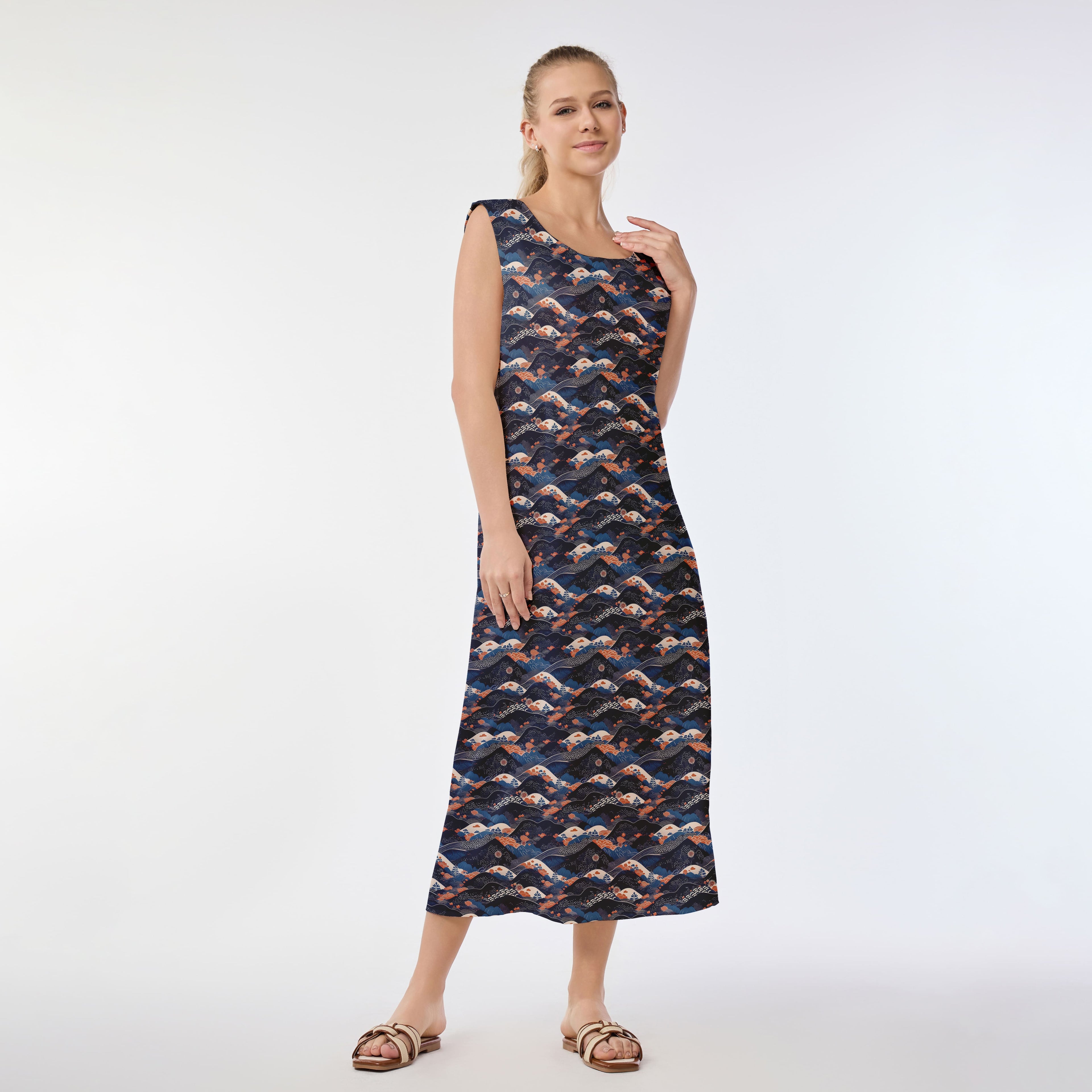 Mystic Mountains Muumuu Dress
