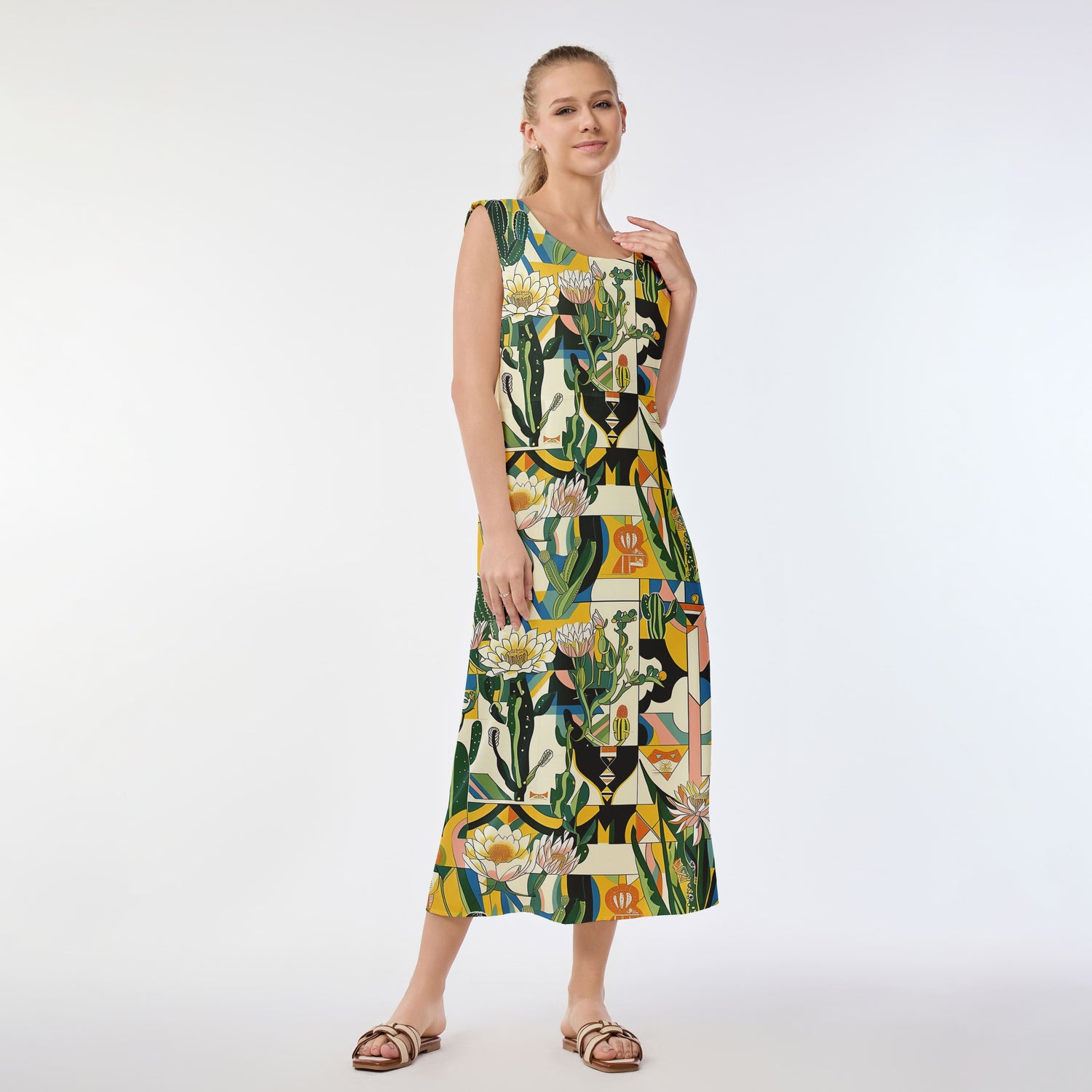 Desert Oasis Muumuu Dress