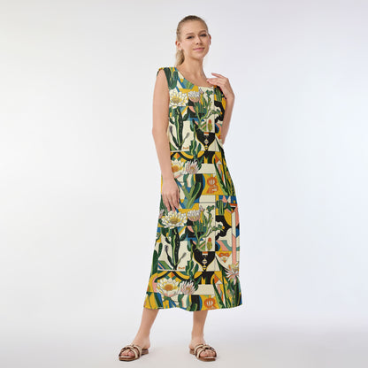 Desert Oasis Muumuu Dress