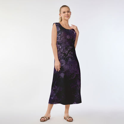 Purple Elegance Muumuu Dress