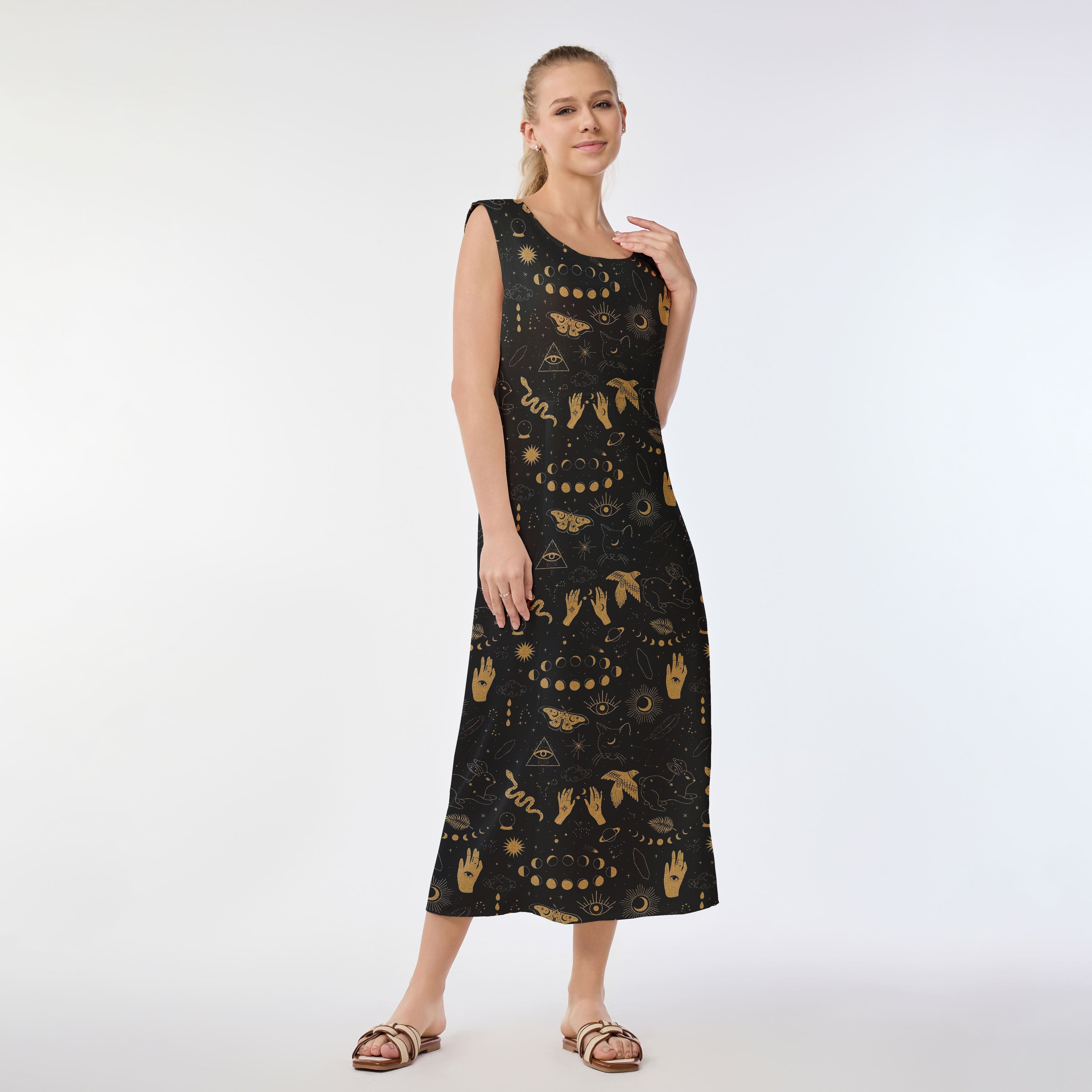 Astral Enigma Muumuu Dress
