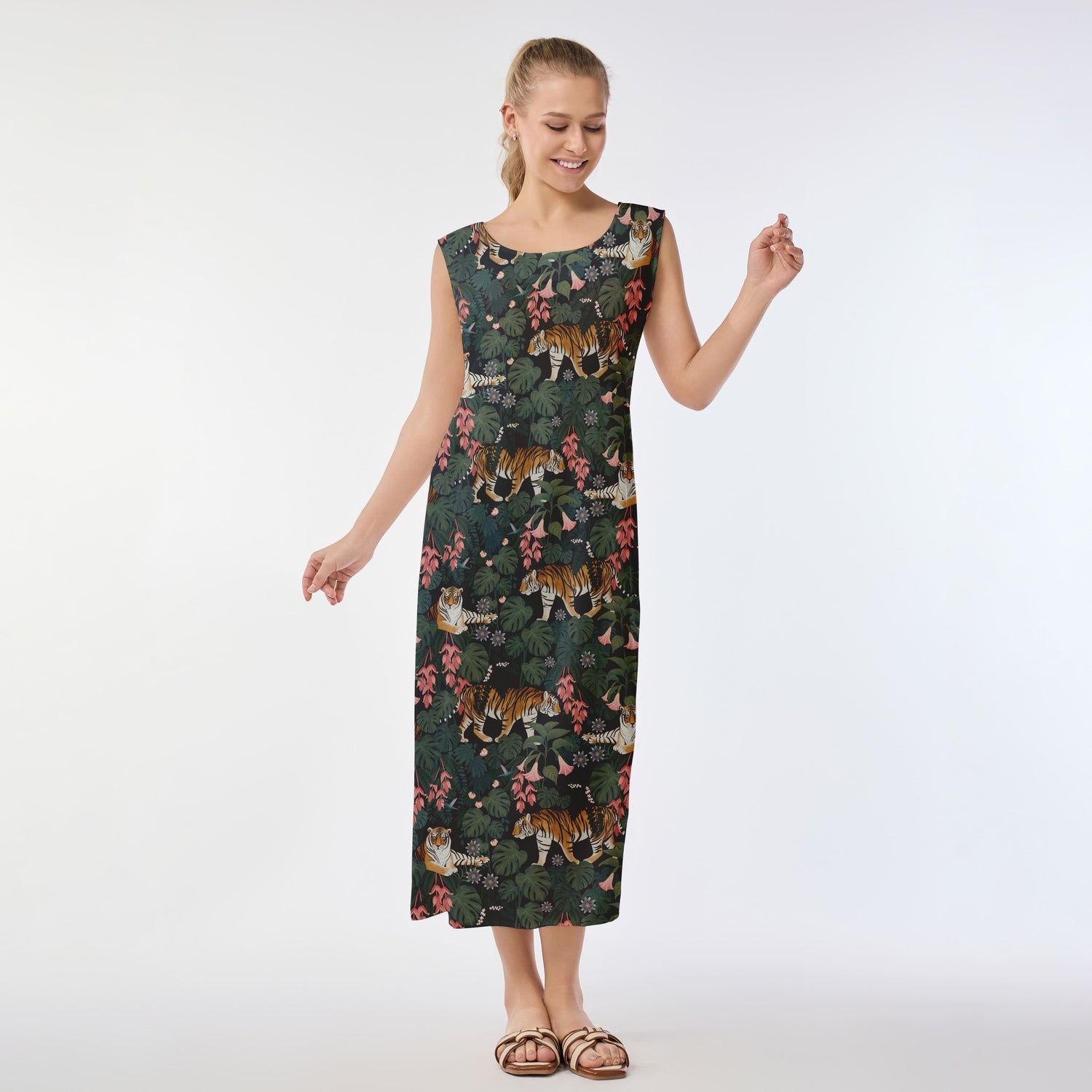 Jungle Majesty Muumuu Dress