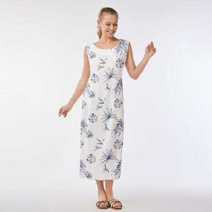 Midnight Tropics Muumuu Dress