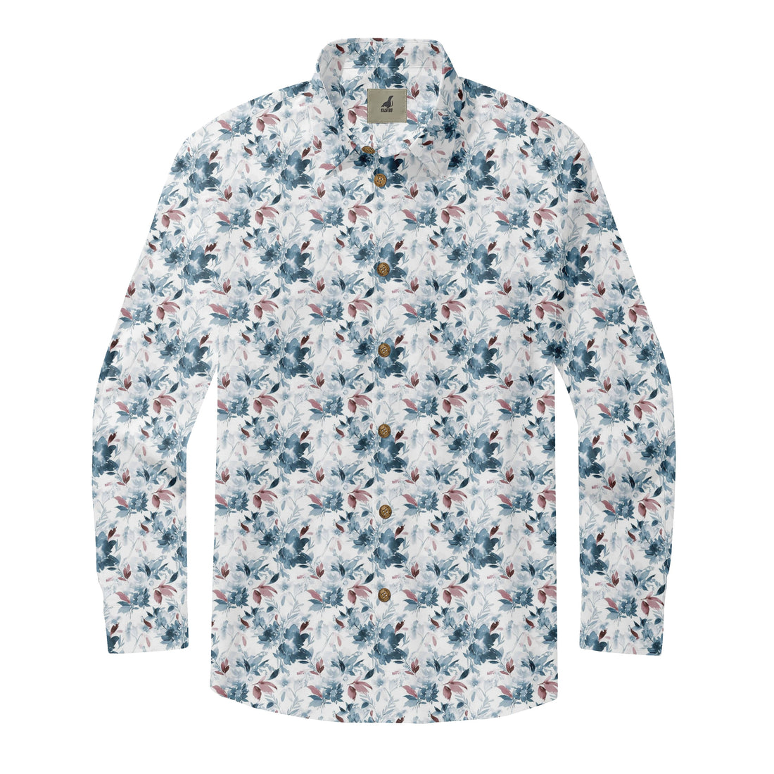 Serene Floral Long Sleeve Shirts