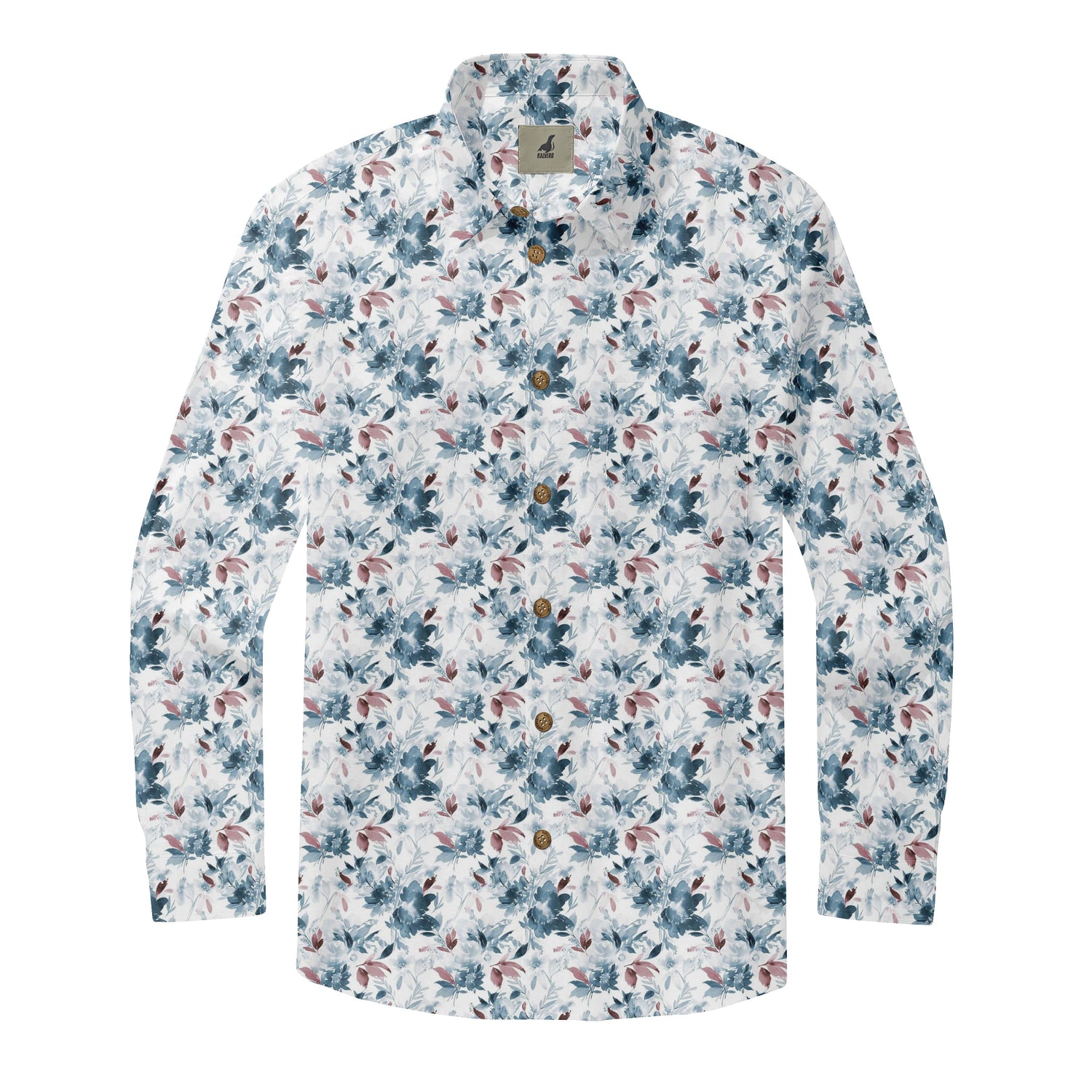 Serene Floral Long Sleeve Shirts