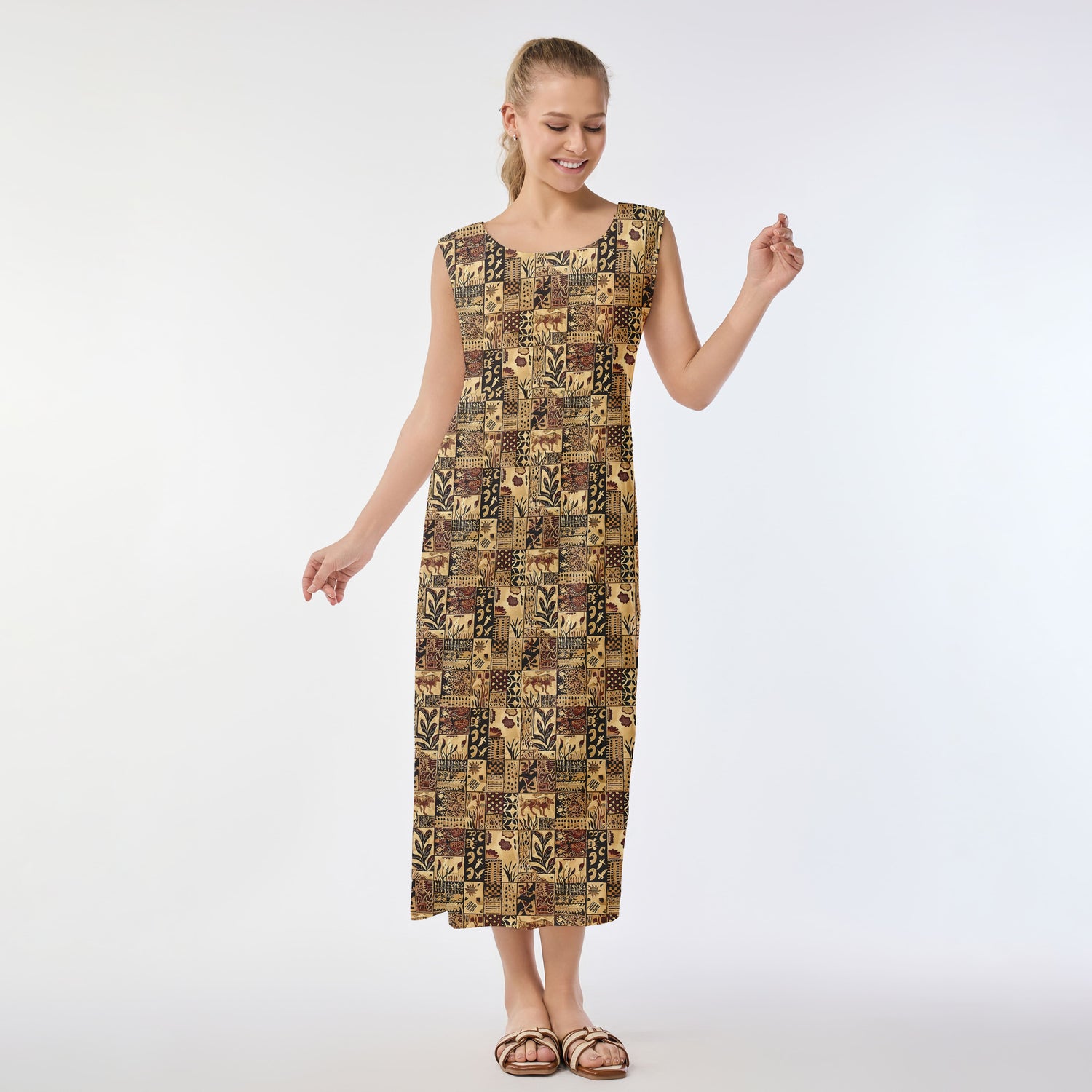Timeless Echoes Muumuu Dress