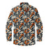 Abstract Leaves Long Sleeve Shirt
