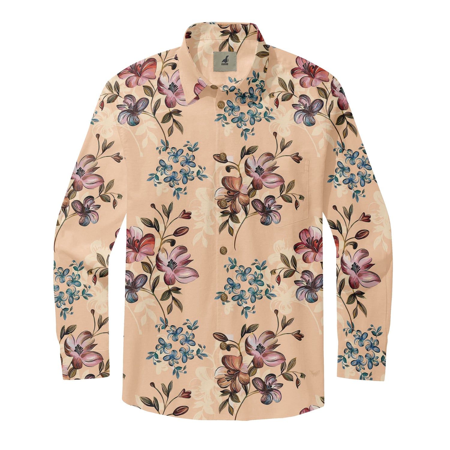 Pastel Bloom Long Sleeve Shirts