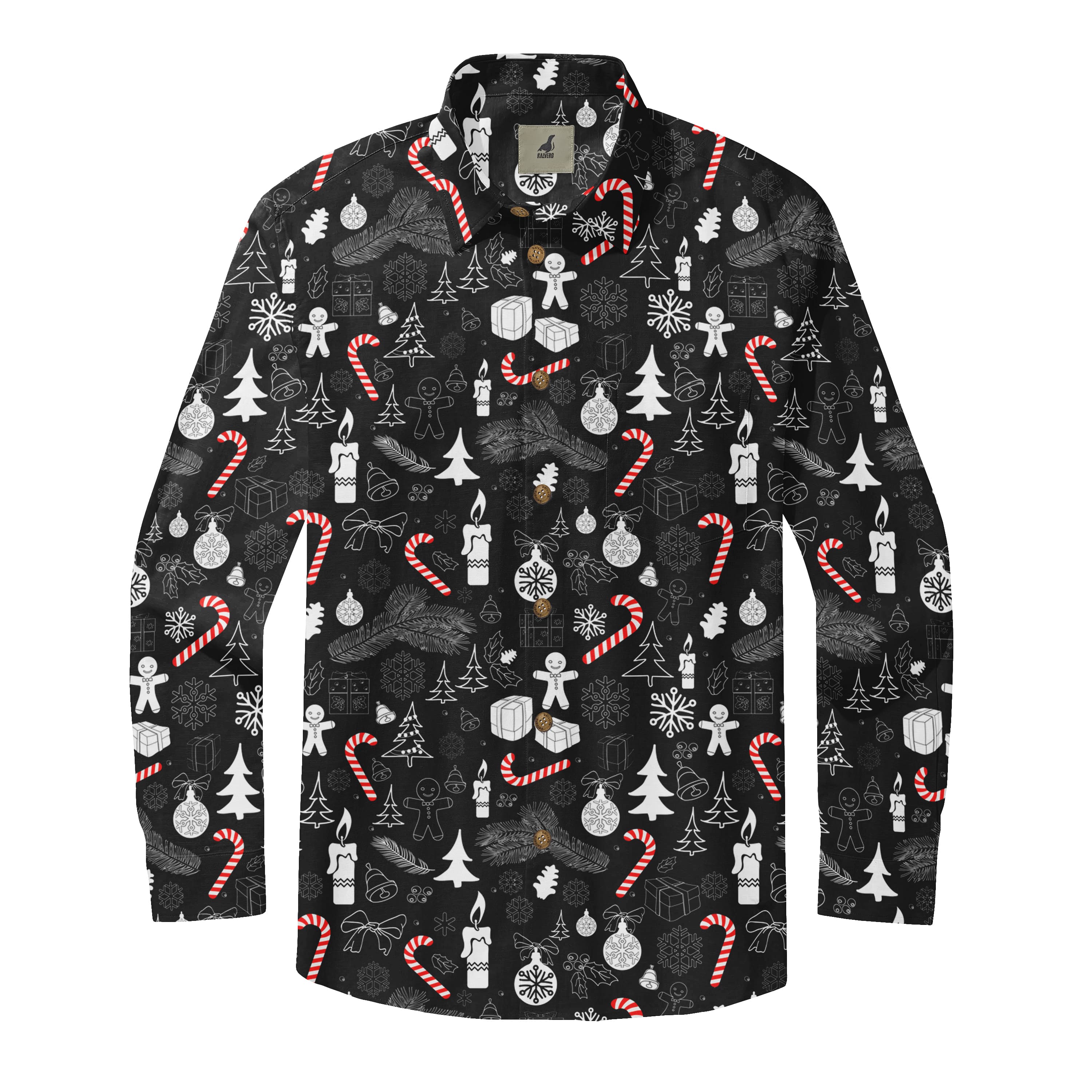 Christmas Doodle Long Sleeve Shirt