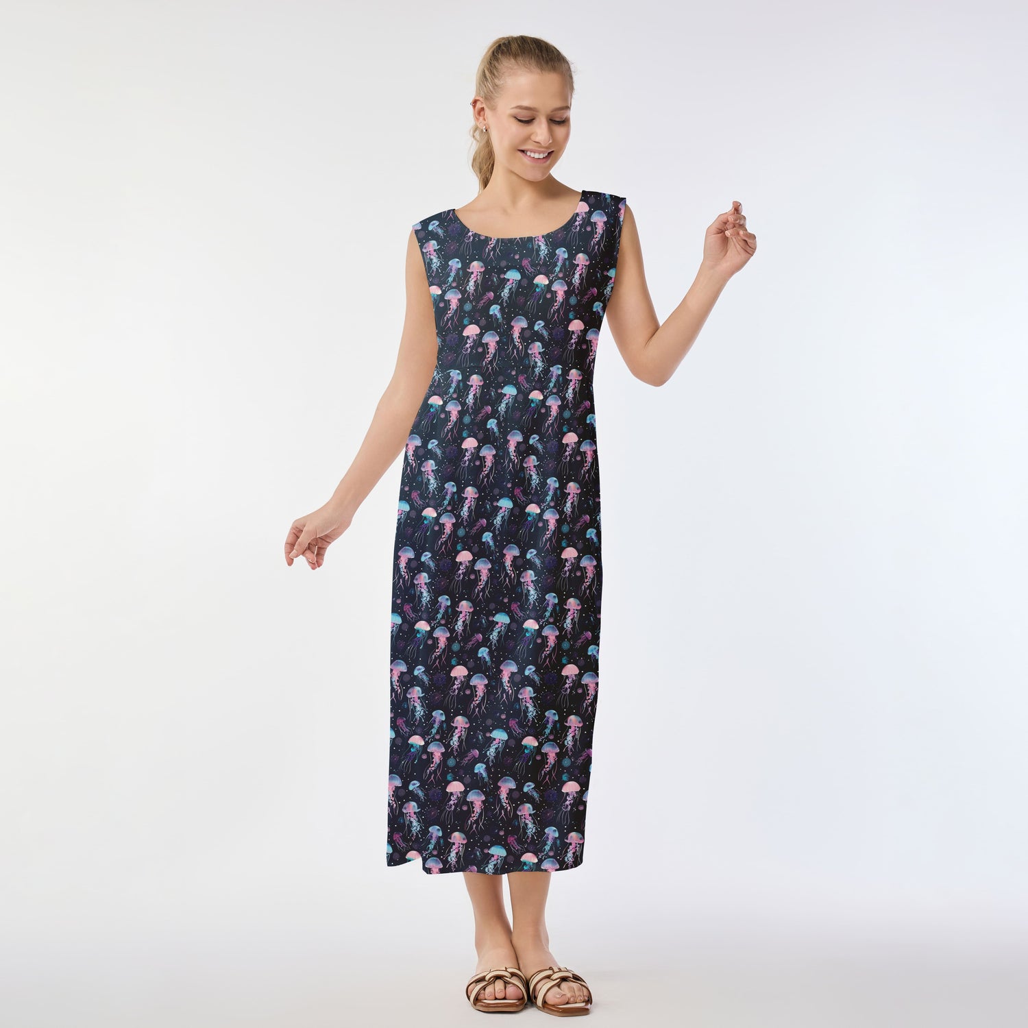 Celestial Jelly Muumuu Dress