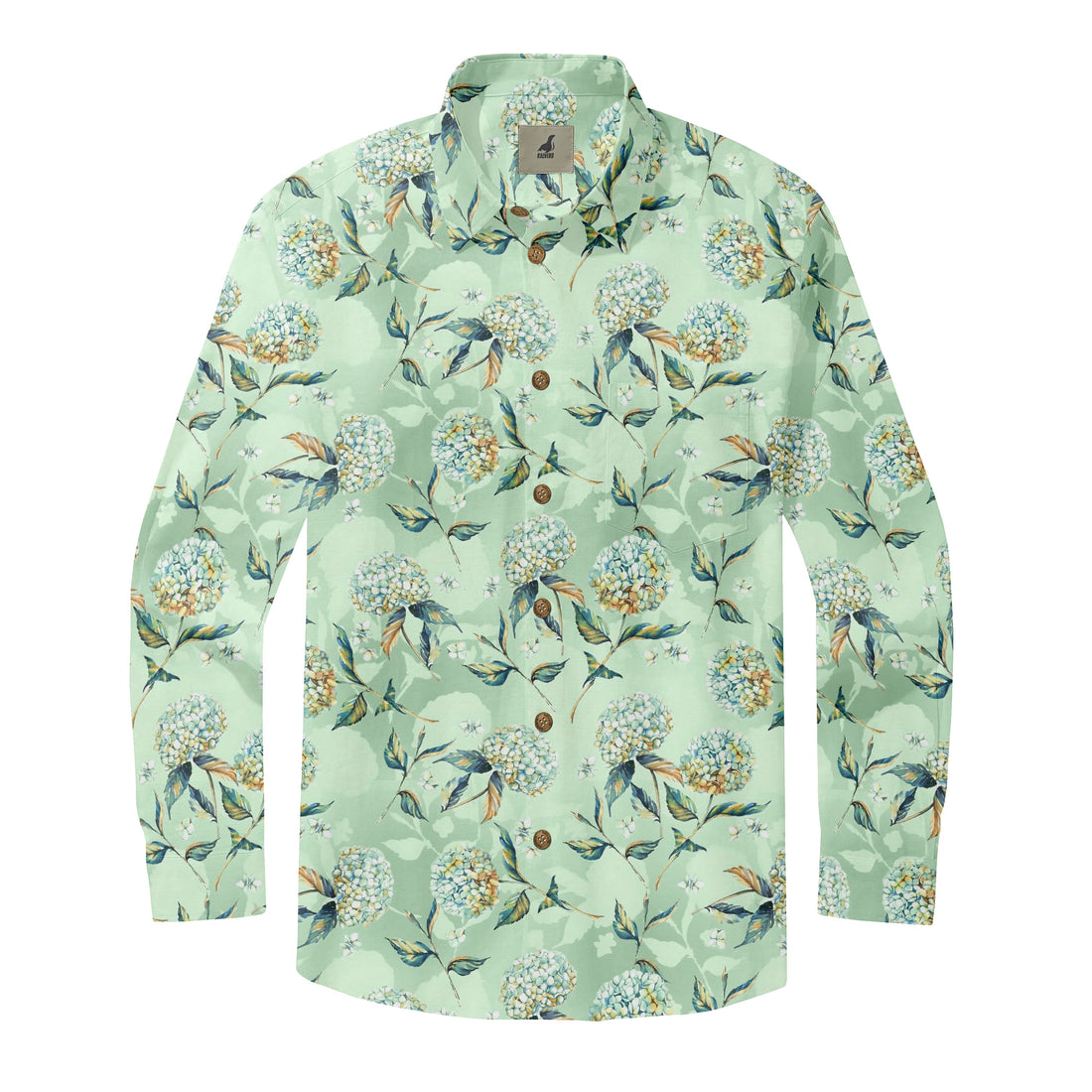 Hydrangea Garden Long Sleeve Shirt