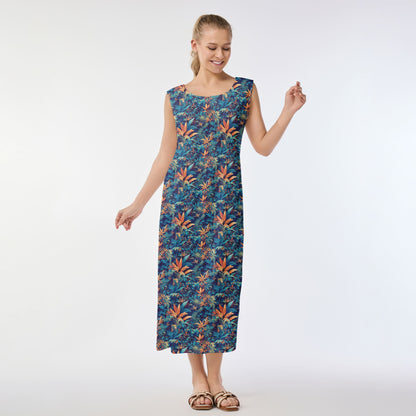 Tropical Oasis Muumuu Dress