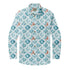 Indigo Floral Long Sleeve Shirts