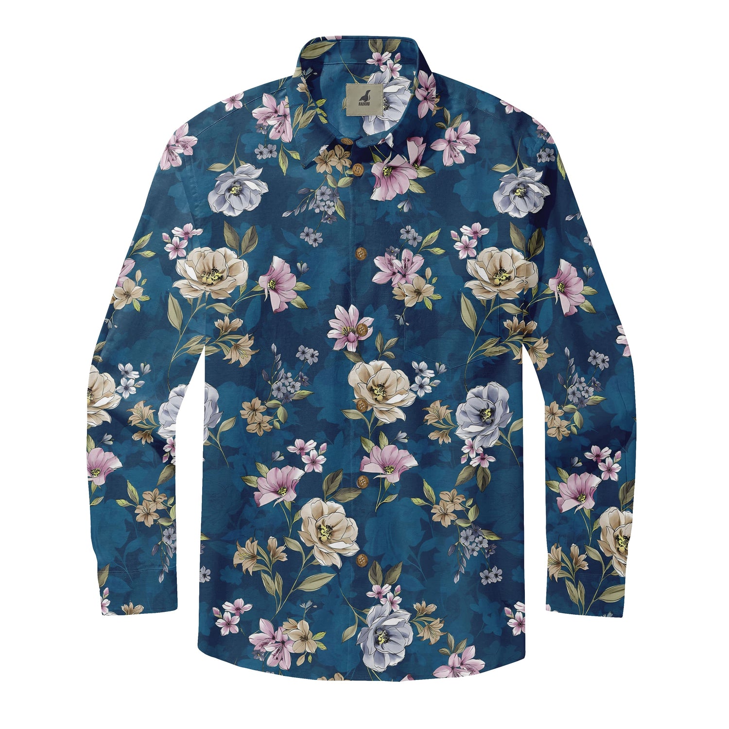 Twilight Floral Long Sleeve Shirts