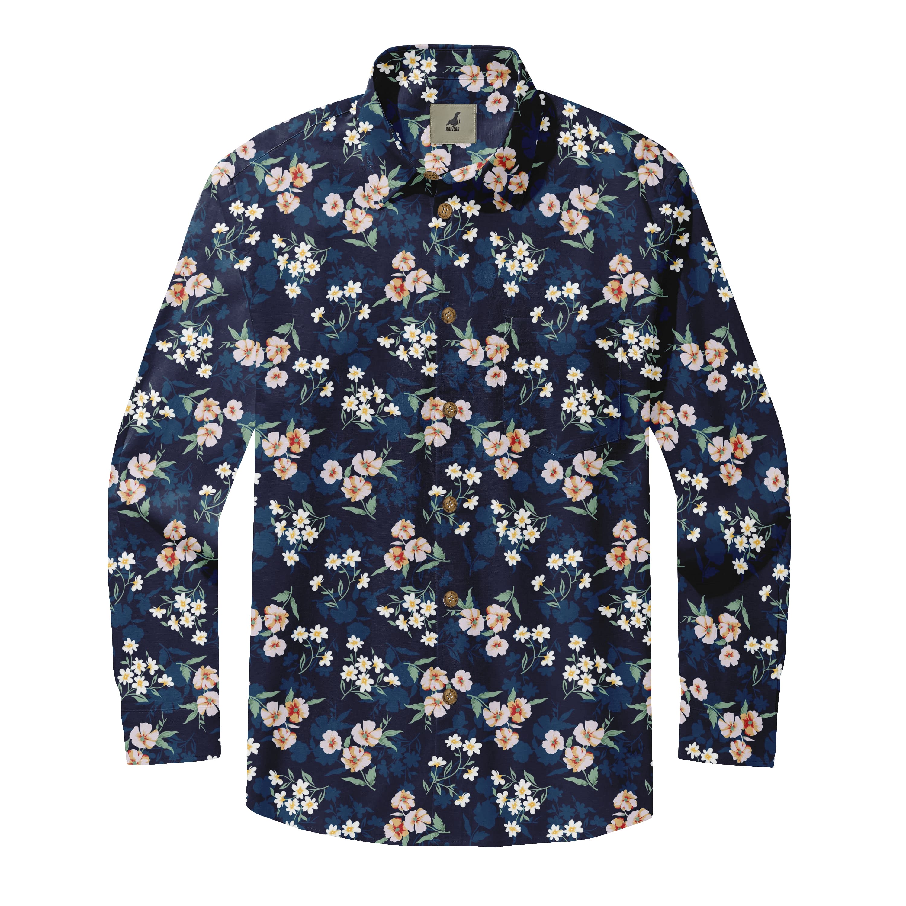 Midnight Daisy Long Sleeve Shirt