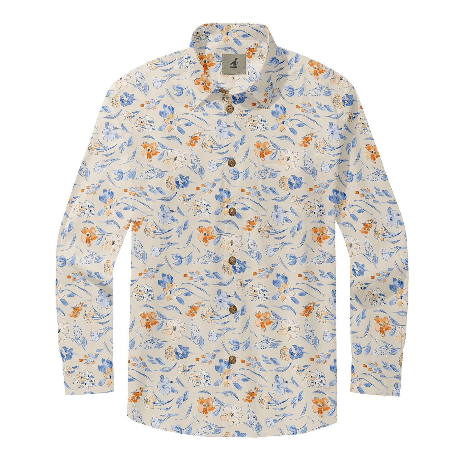 Watercolor Floral Long Sleeve Shirts